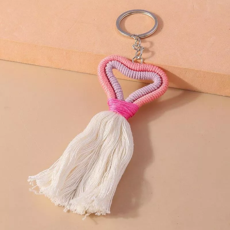 Fashion Love Heart Tassel Charms Keychain Souvenir Gifts for Women Men Car Key Handbag Pendant Keyrings DIY Jewelry Accessories Fashion Love Heart Tassel Charms Keychain Souvenir Gifts for Women Men Car Key Handbag Pendant Keyrings DIY Jewelry Accessories